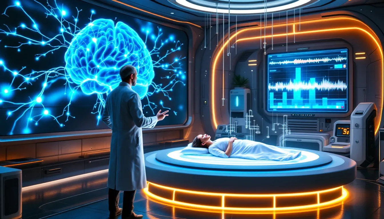 An artistic interpretation of DSIP's role in cancer research.