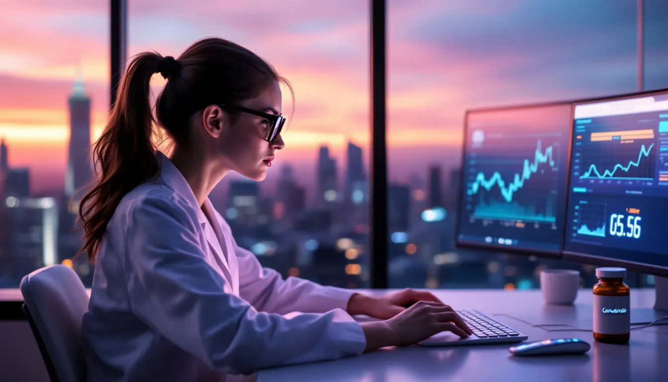 A research scientist analyzing data related to gonadorelin's effects on fertility.