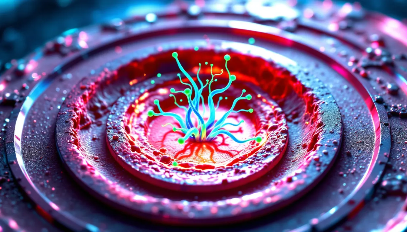 An image depicting the wound healing process enhanced by KPV peptide.