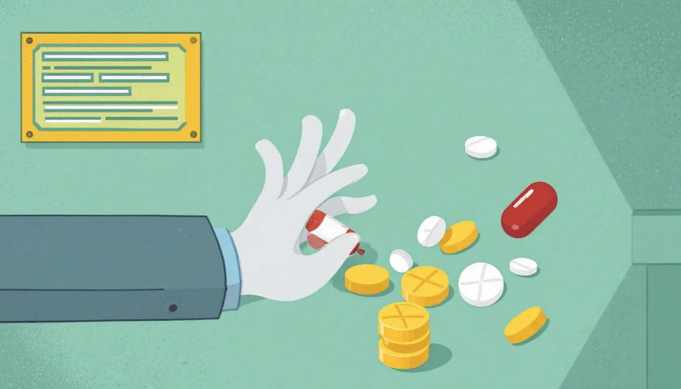 An illustration depicting the concept of tesamorelin treatment and its effects on hormone levels.