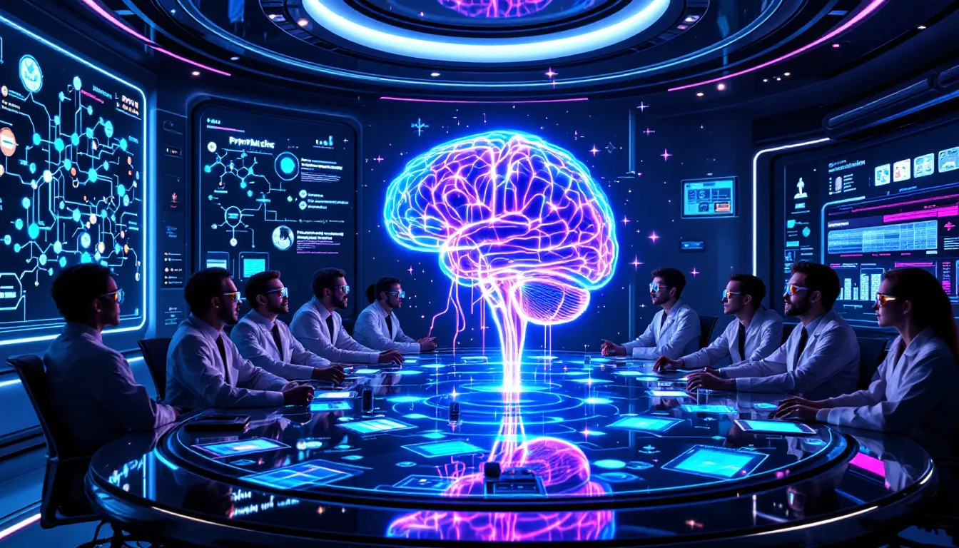 Research on key brain peptides in a laboratory setting.